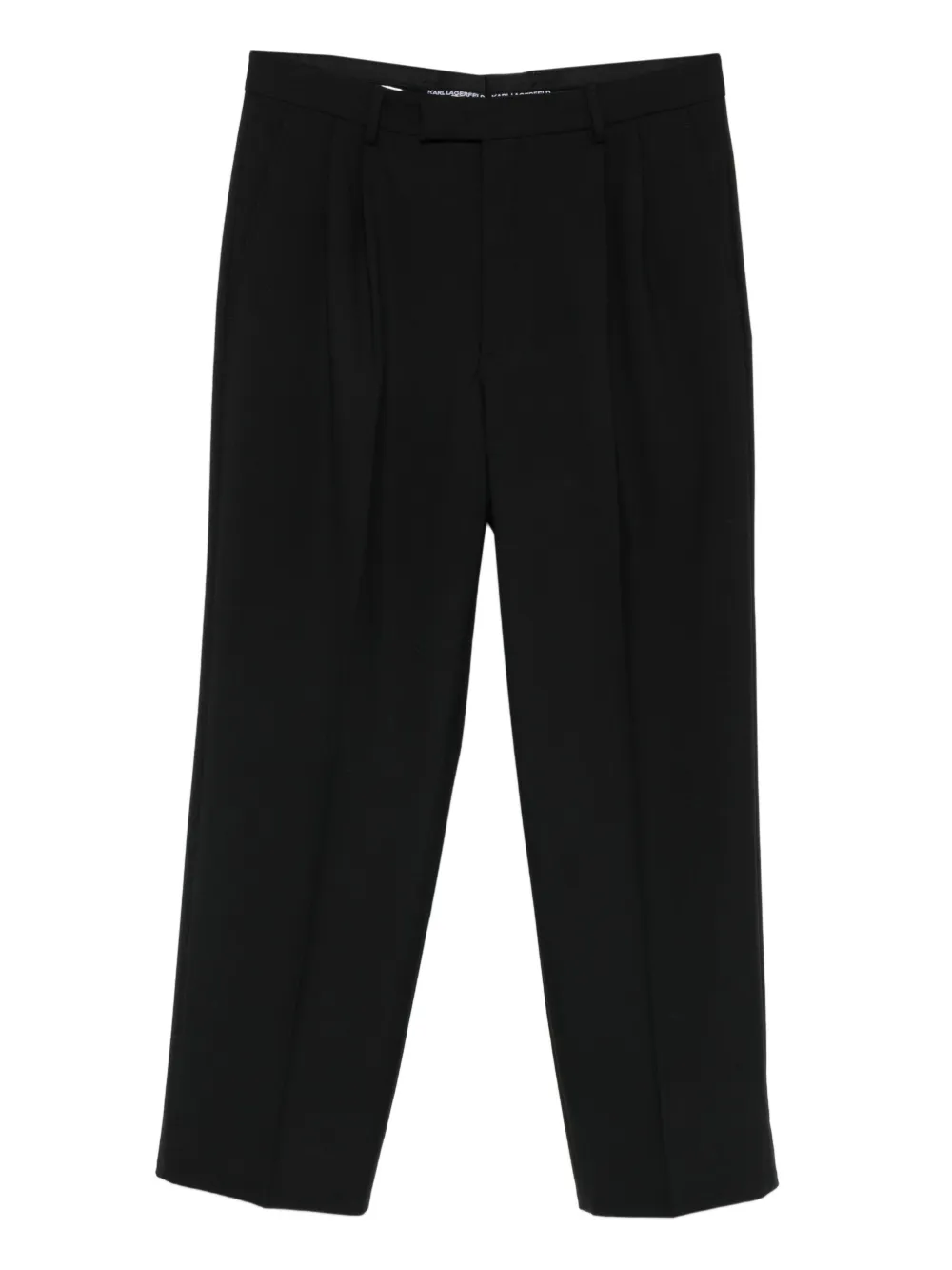 Karl Lagerfeld pleated tailored trousers - Nero
