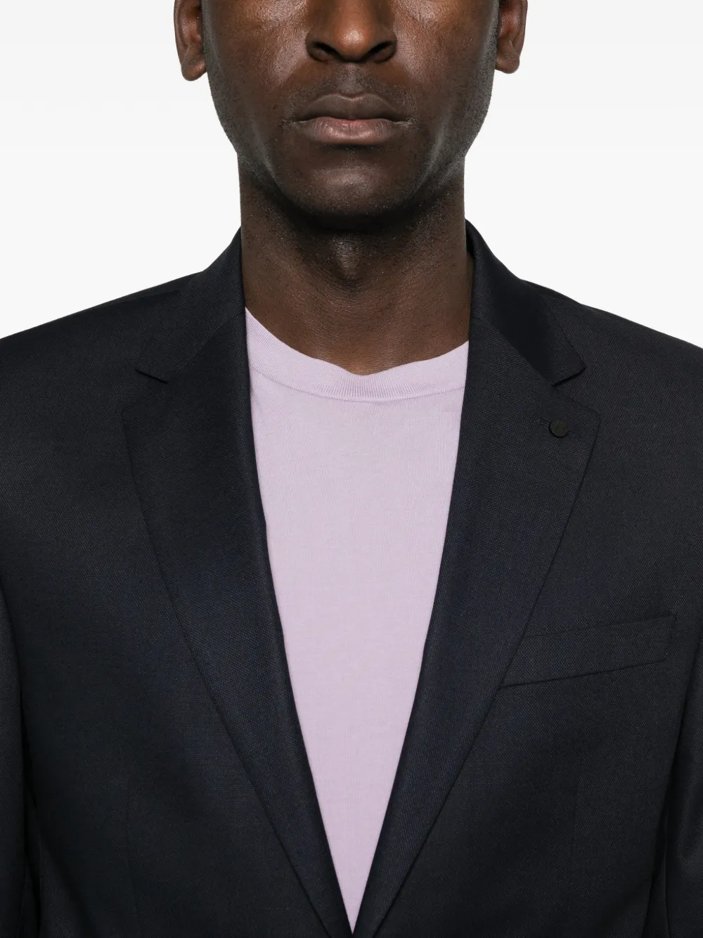 Karl Lagerfeld Nova blazer met bewerkte revers Blauw