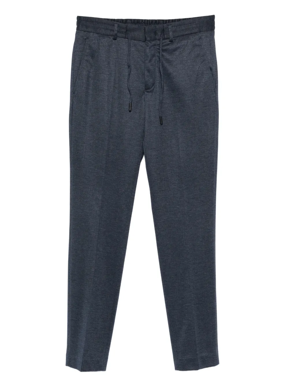 Karl Lagerfeld drawstring straight-leg trousers - Blu