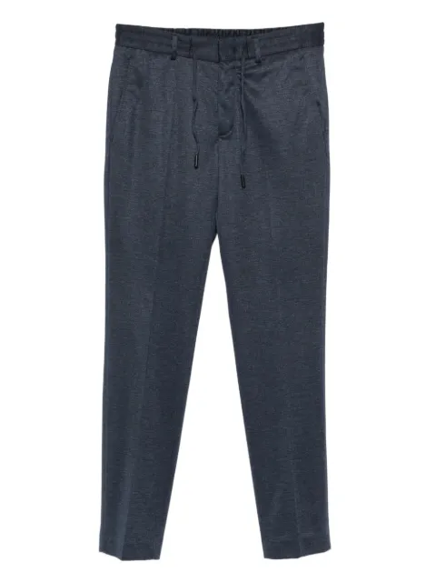 Karl Lagerfeld drawstring straight-leg trousers