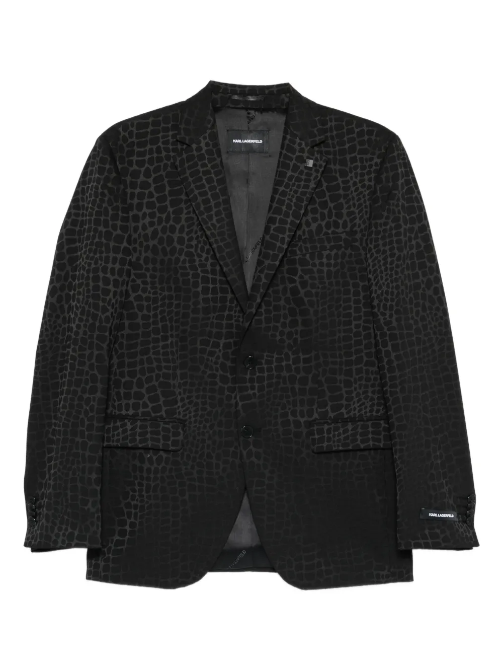 Karl Lagerfeld Clever patterned blazer | negro | Image 1