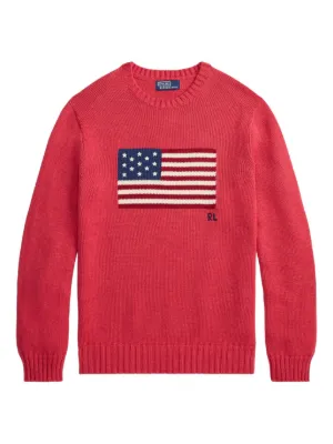 Ralph Lauren Purple Label Suéter Flag | Azul | FARFETCH BR