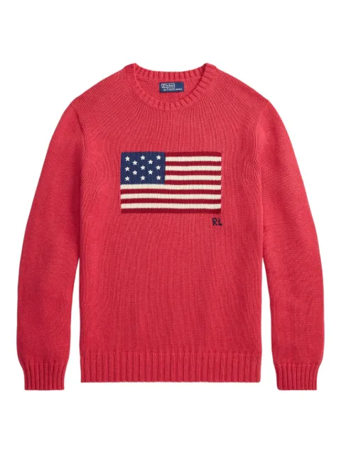 Polo Ralph Lauren pull rayé à logo