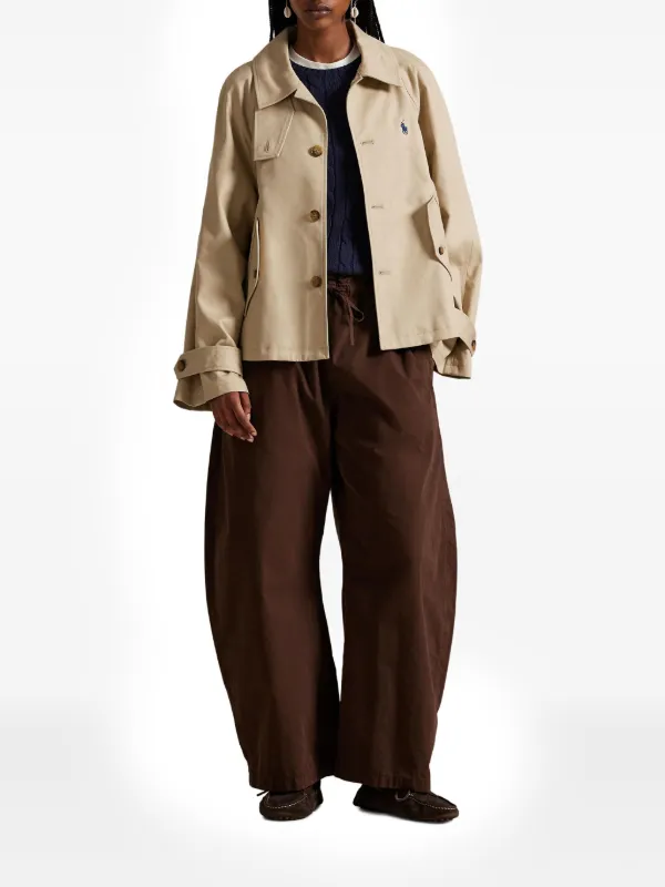 Polo Ralph Lauren raglan-sleeves Jacket | Neutrals | FARFETCH