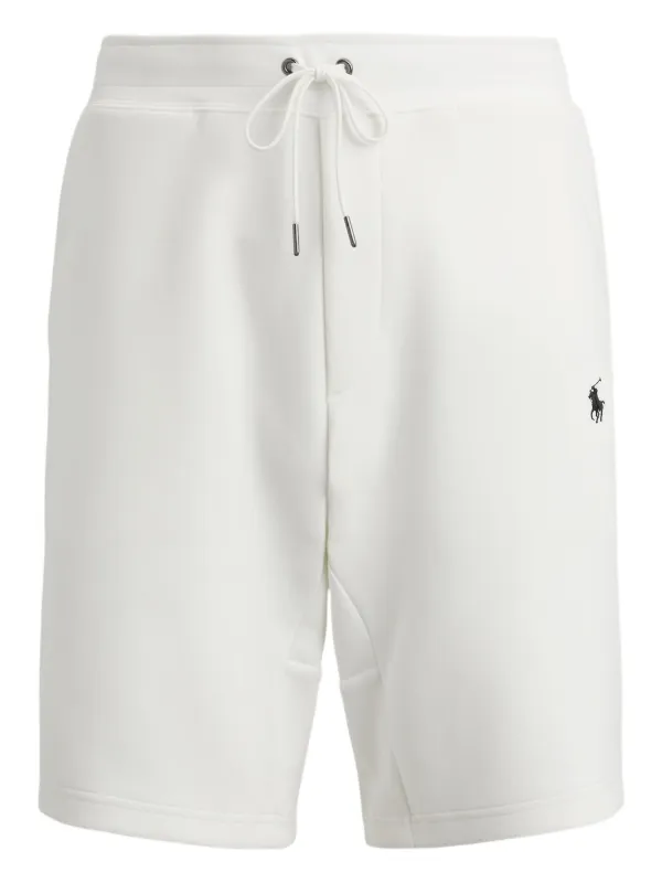 Polo Ralph Lauren Short Esportivo Com Bordado | Branco | FARFETCH BR
