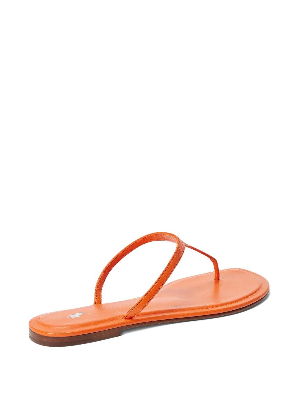 Polo Ralph Lauren Leren sandalen met reliëf Oranje