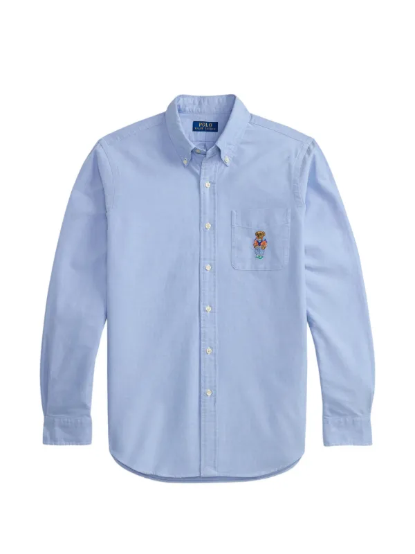 Polo Ralph Lauren Camisa Polo Bear | Azul | FARFETCH BR