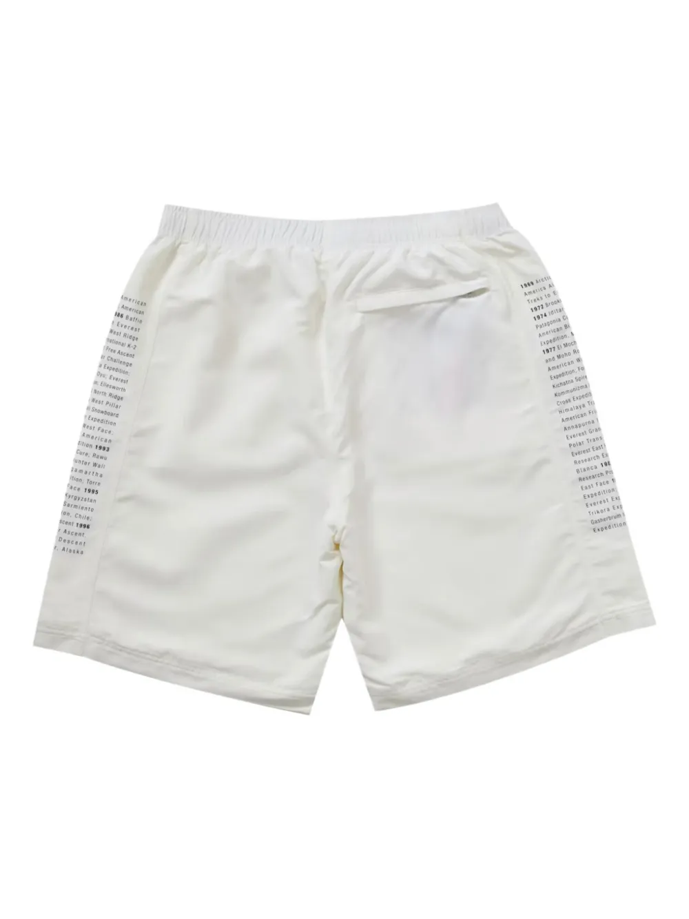 Supreme shorts con texto estampado de The North Face en colaboración con Suprime | Shorts para correr | Image 2