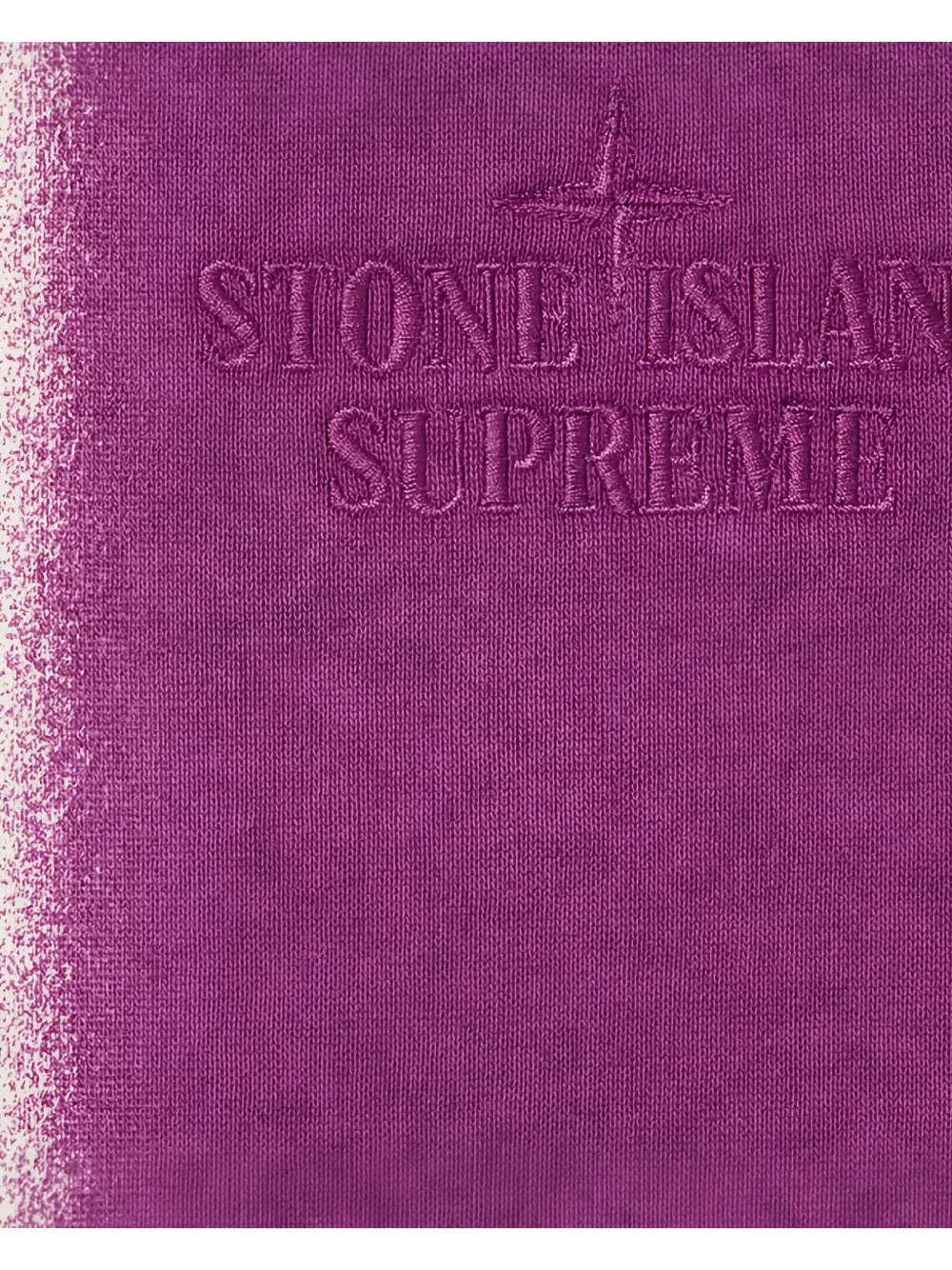 Supreme X Stone Island Side-striped Track Pants In Purple