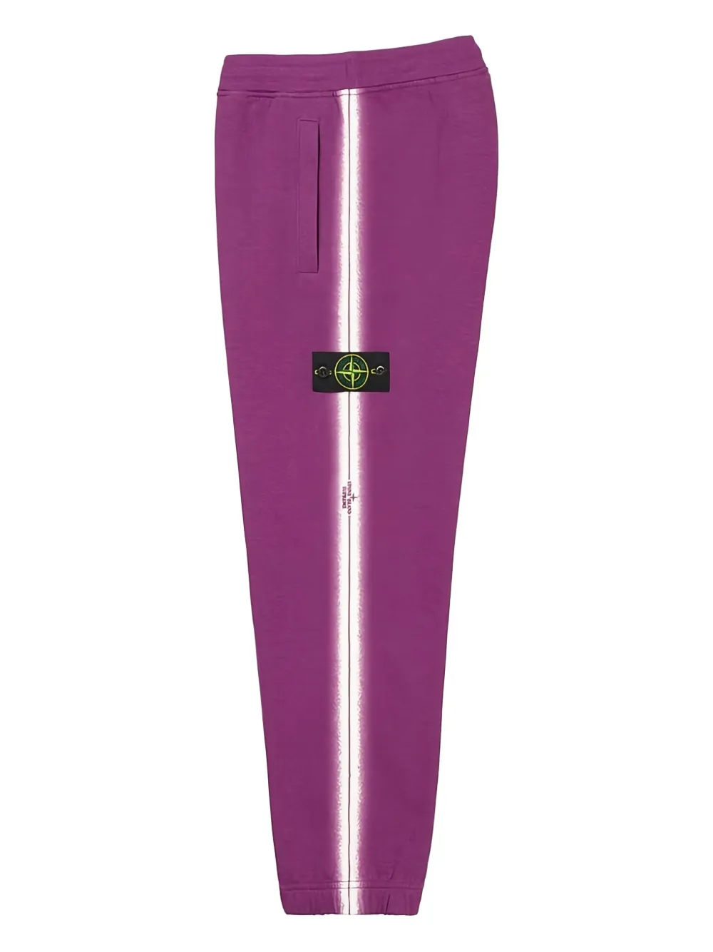 Supreme X Stone Island Side-striped Track Pants In Purple