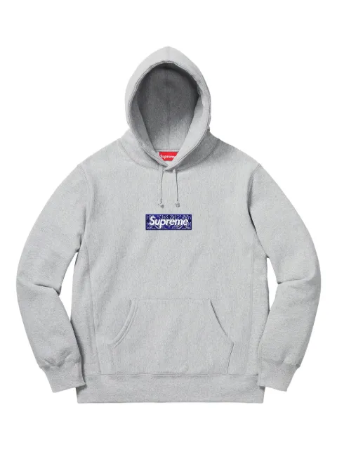 Supreme bandana box logo hooded sweatshirt