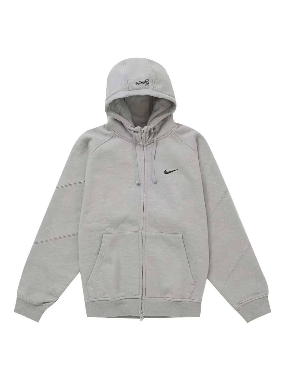 Supreme zip hooded sweatshirt | Grey | Image 1