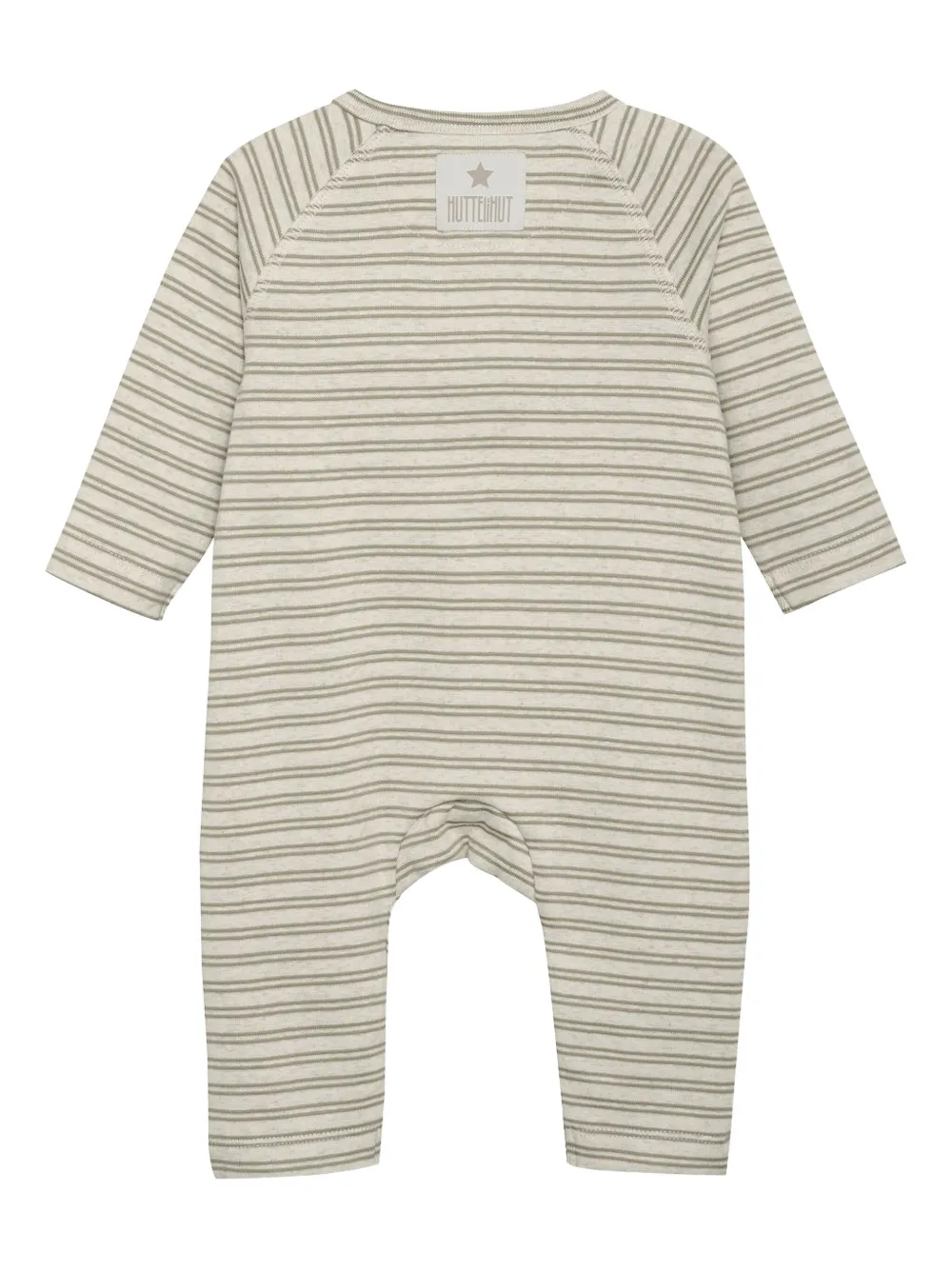 HUTTEliHUT striped buttoned romper - Beige