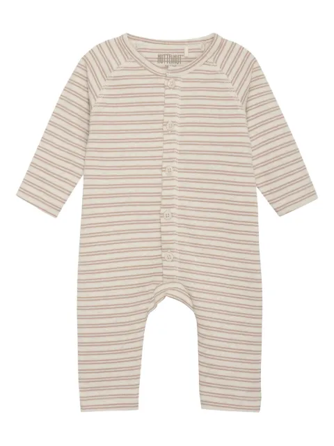 HUTTEliHUT striped buttoned romper