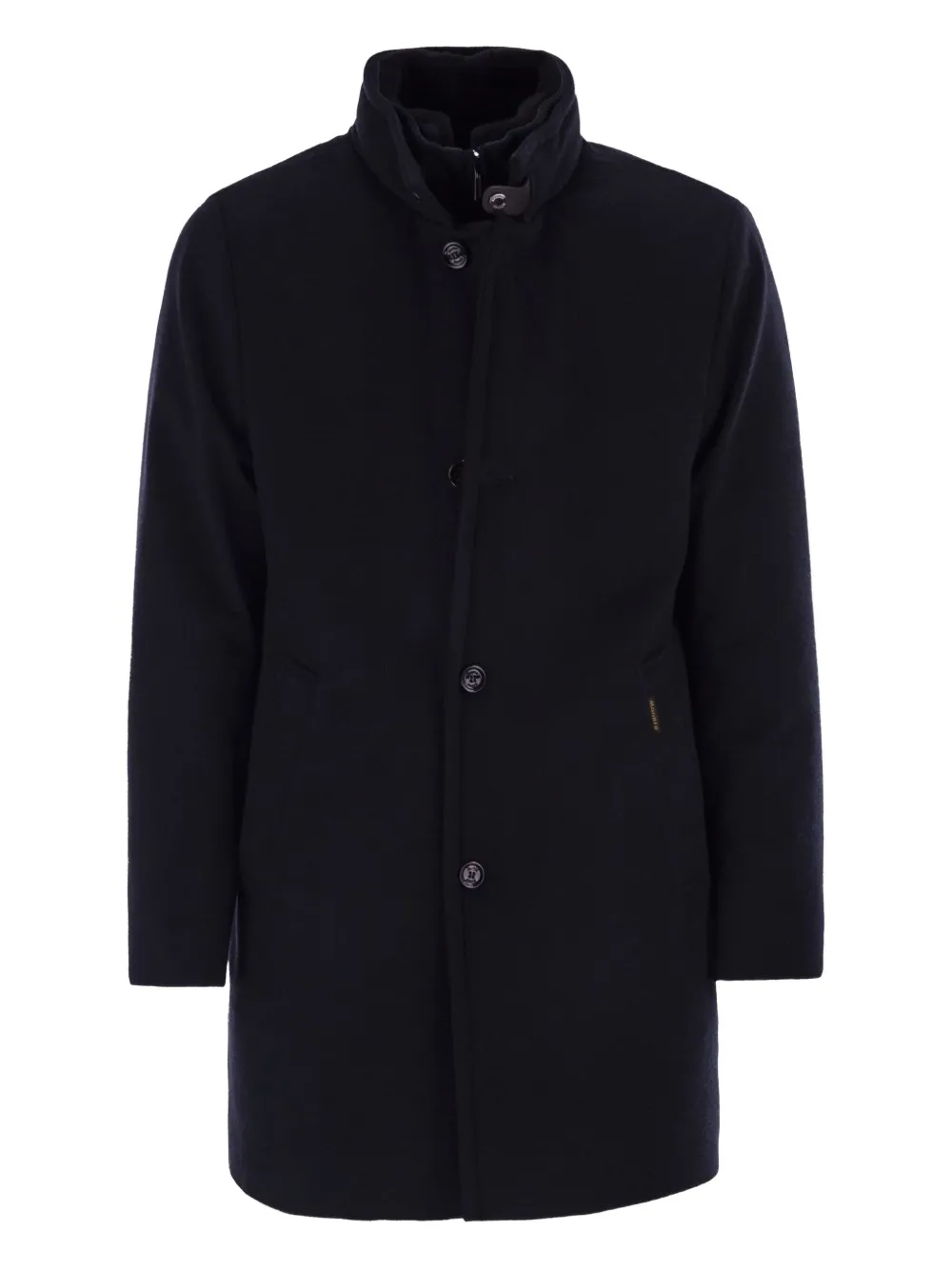 Moorer Cappotto Bond con bottoni - Blu