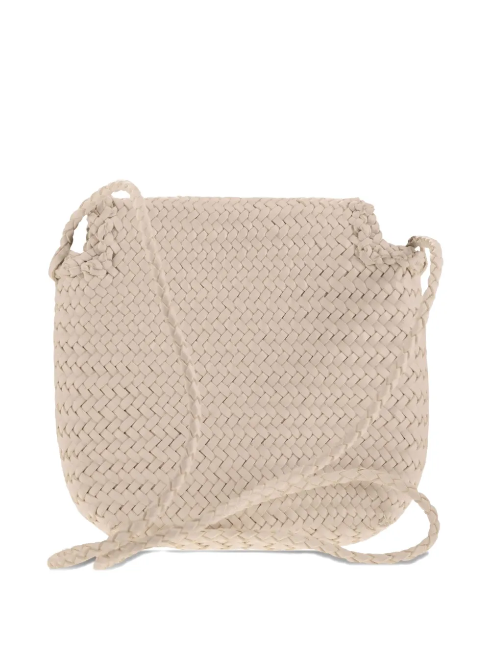 Dragon Mini City Woven Cross Body Bag In Neutral