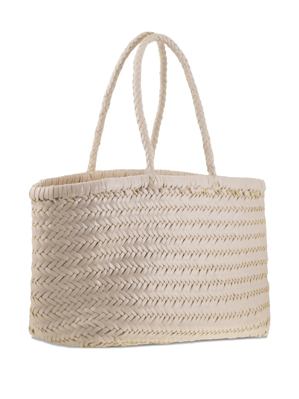  Dragon Woven Tote Bag - Neutrals 