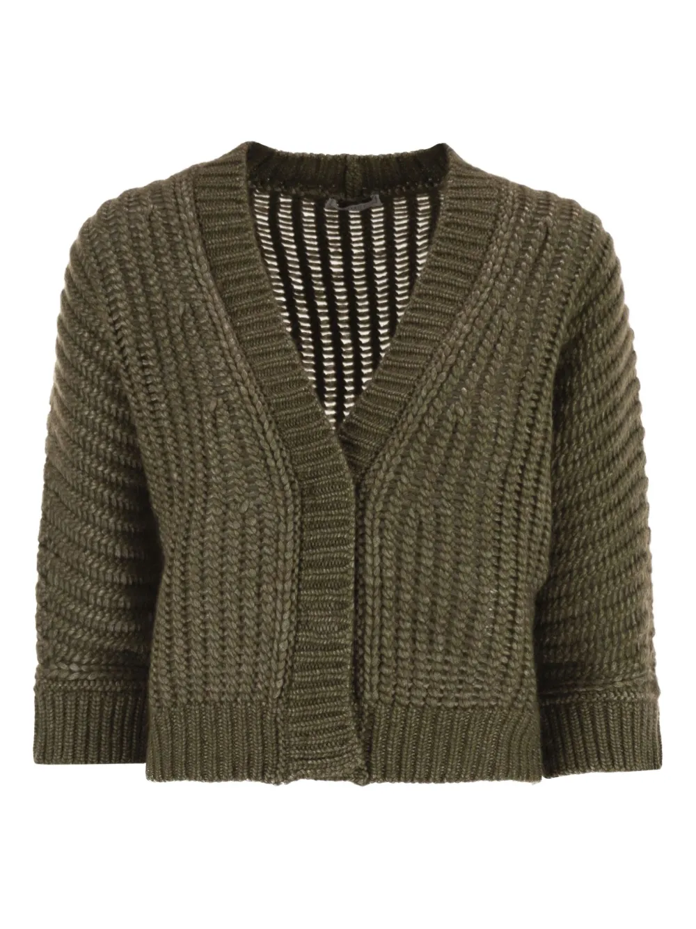Peserico Cardigan con scollo a V - Verde