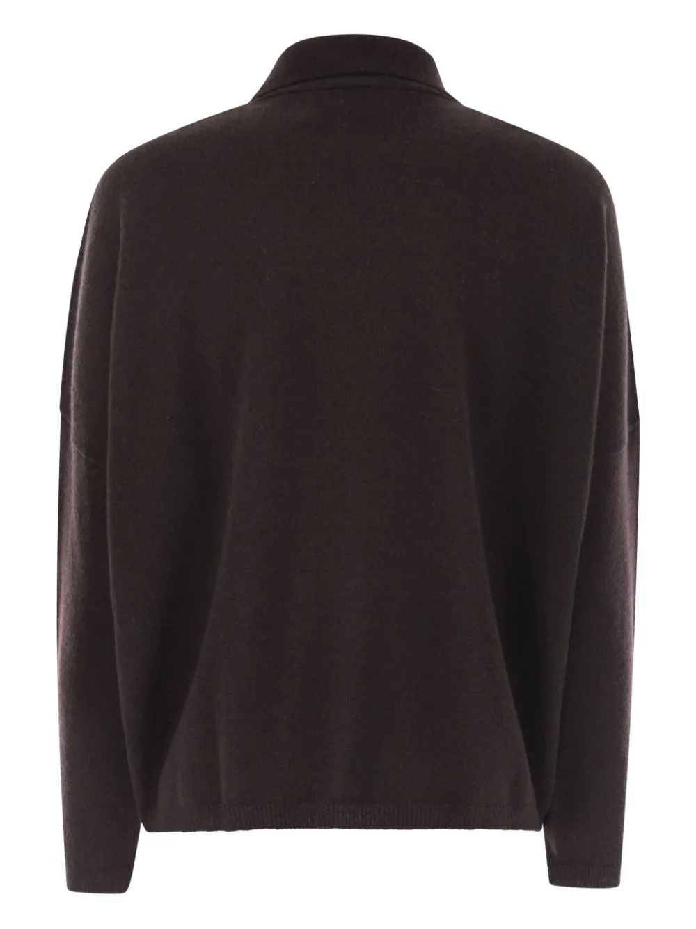 Vanisé Polo-neck Sweater In Animal Print