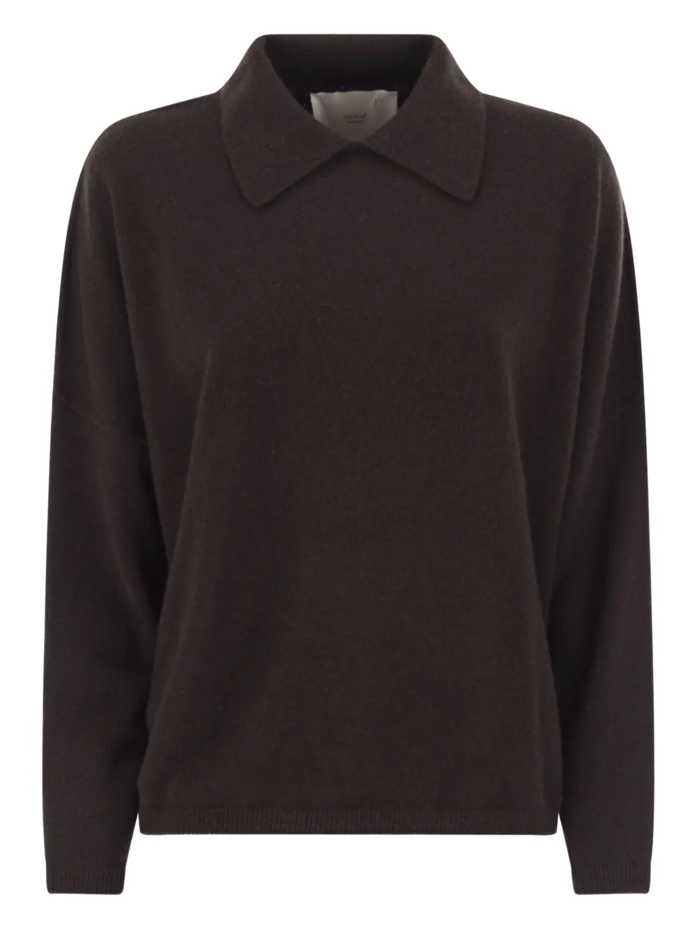 Vanisé Polo-neck Sweater In Animal Print