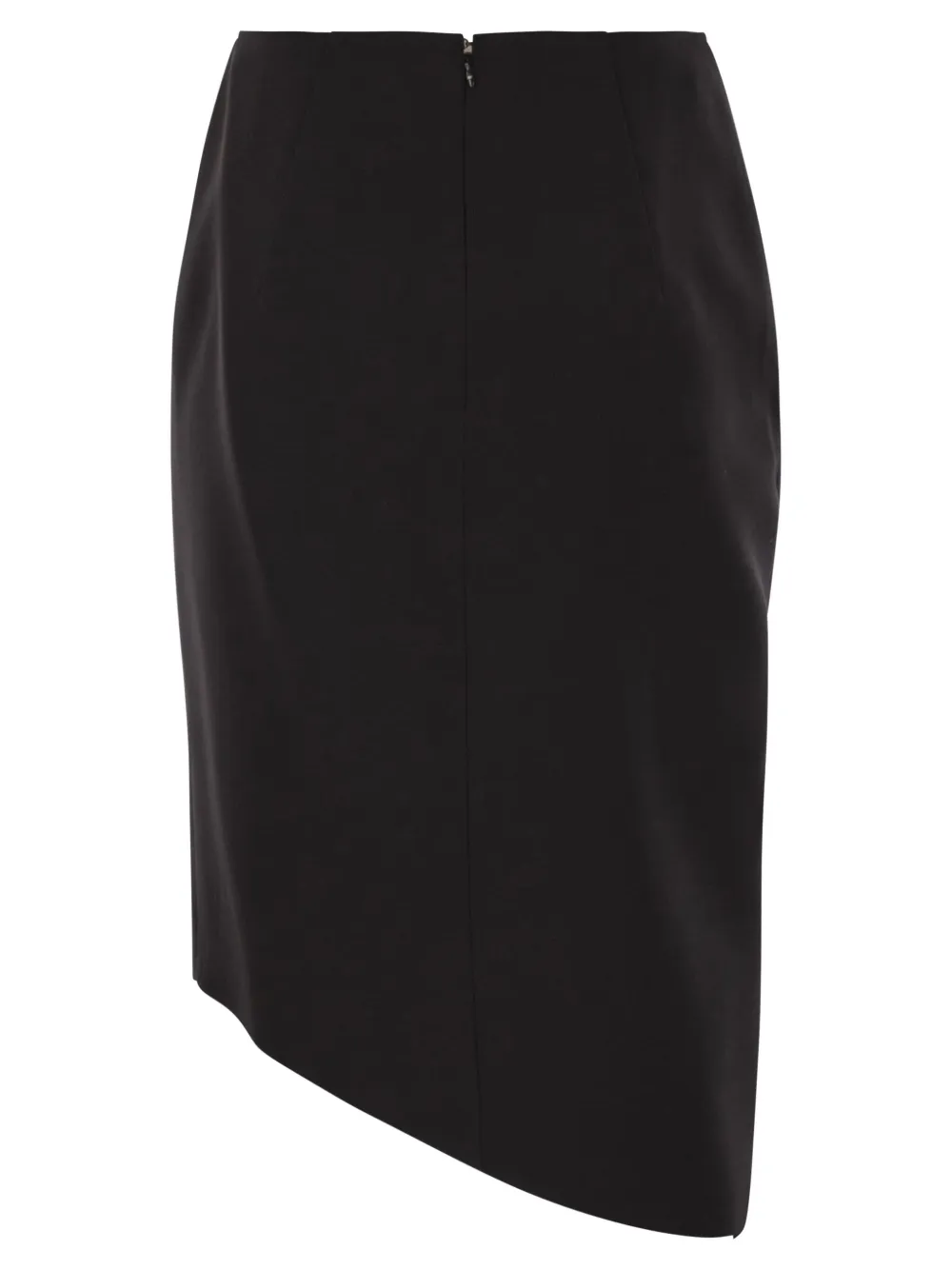 Elisabetta Franchi asymmetrical mini skirt - Zwart