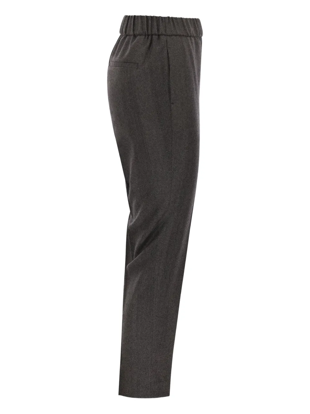  Peserico Elasticated Trousers - Grey 