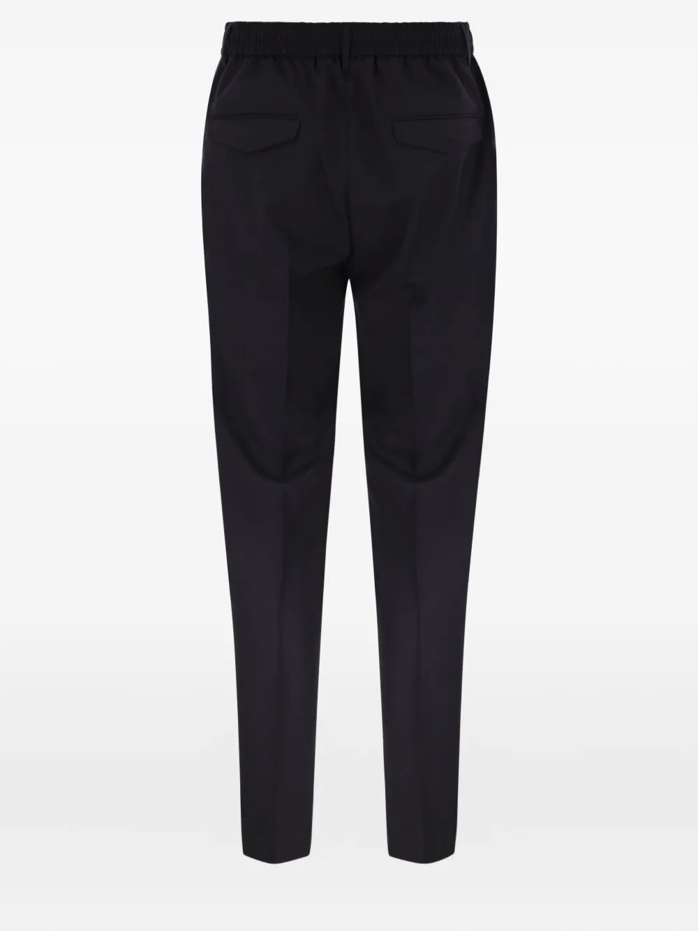 Peserico Broek met trekkoordtaille - Zwart