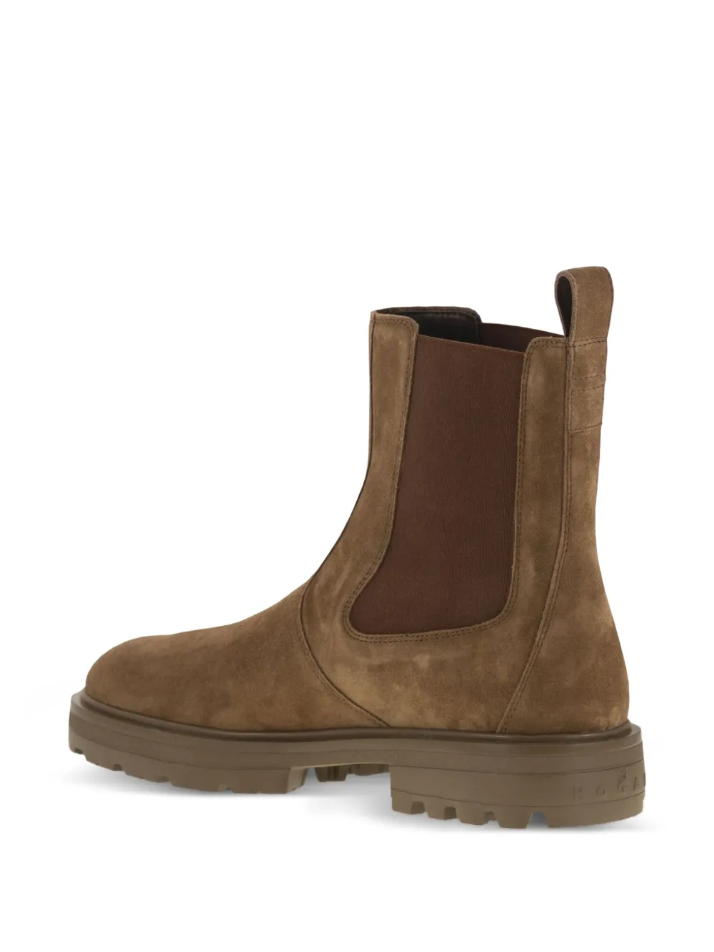 Hogan 50 mm H673 suède Chelsea laarzen Bruin