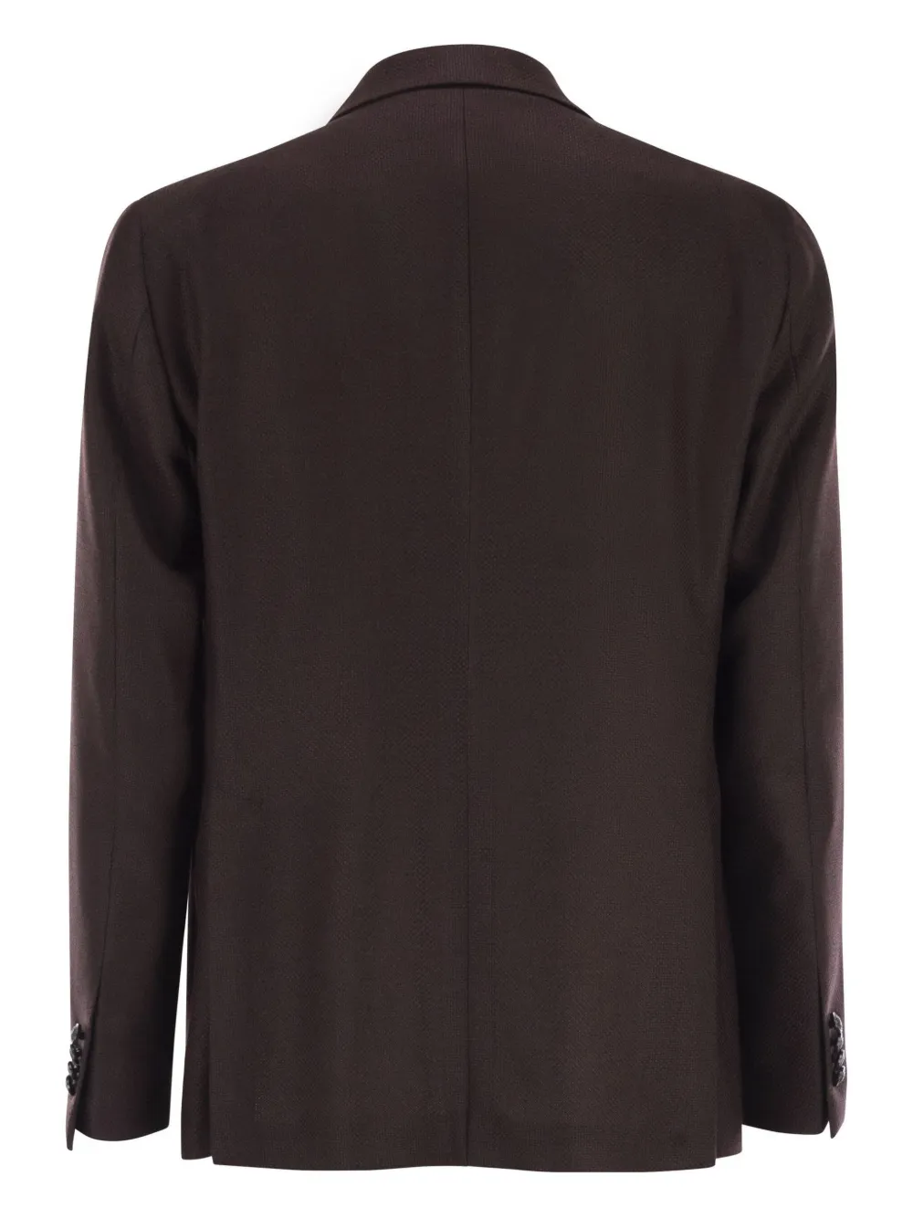 Tagliatore Double-breasted Jacket In Brown