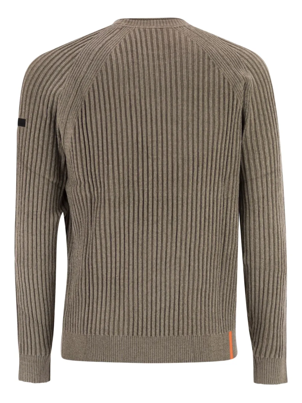 Roberto Ricci Designs Geribbelde trui met raglanmouwen - Beige