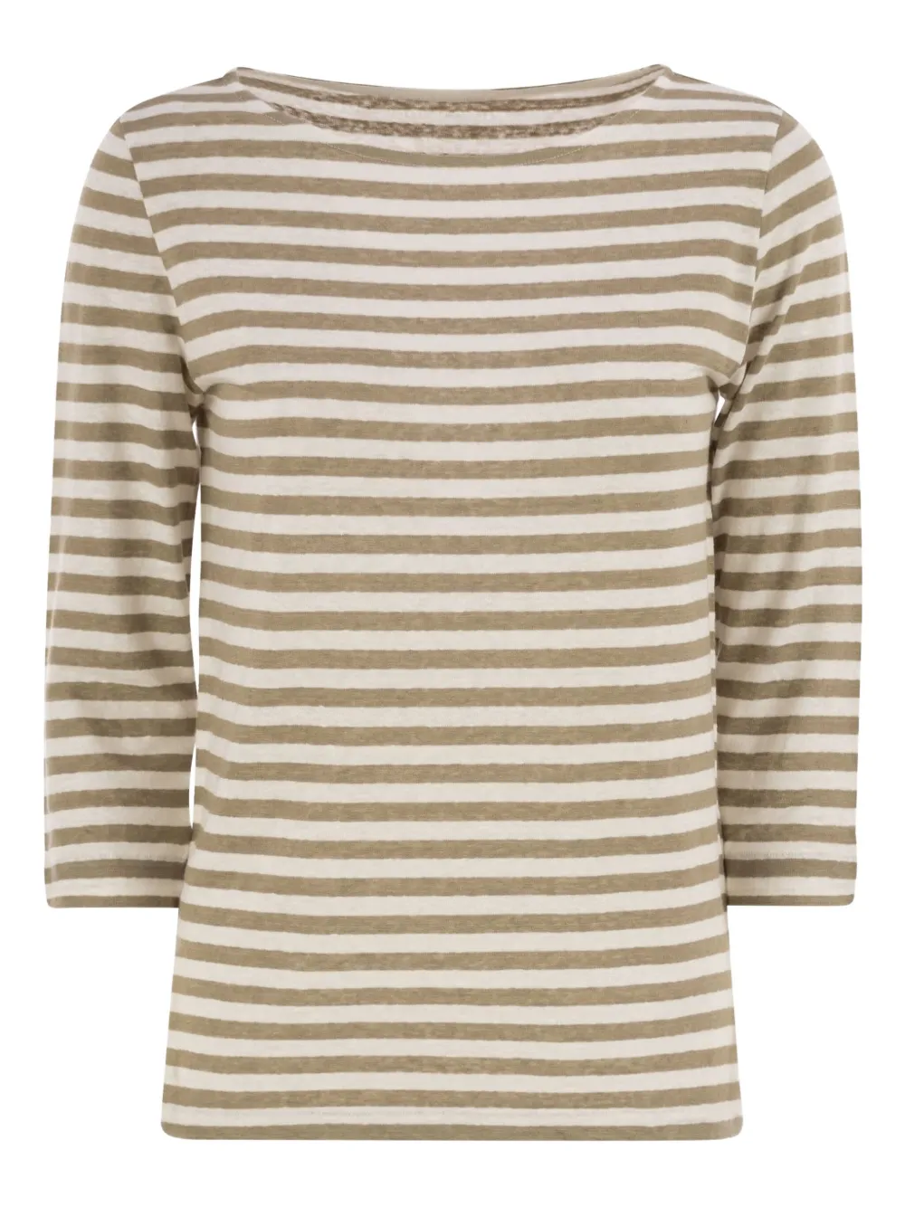 Majestic Filatures playera con cuello barco y rayas estampadas | Playeras y jerséis | Image 2