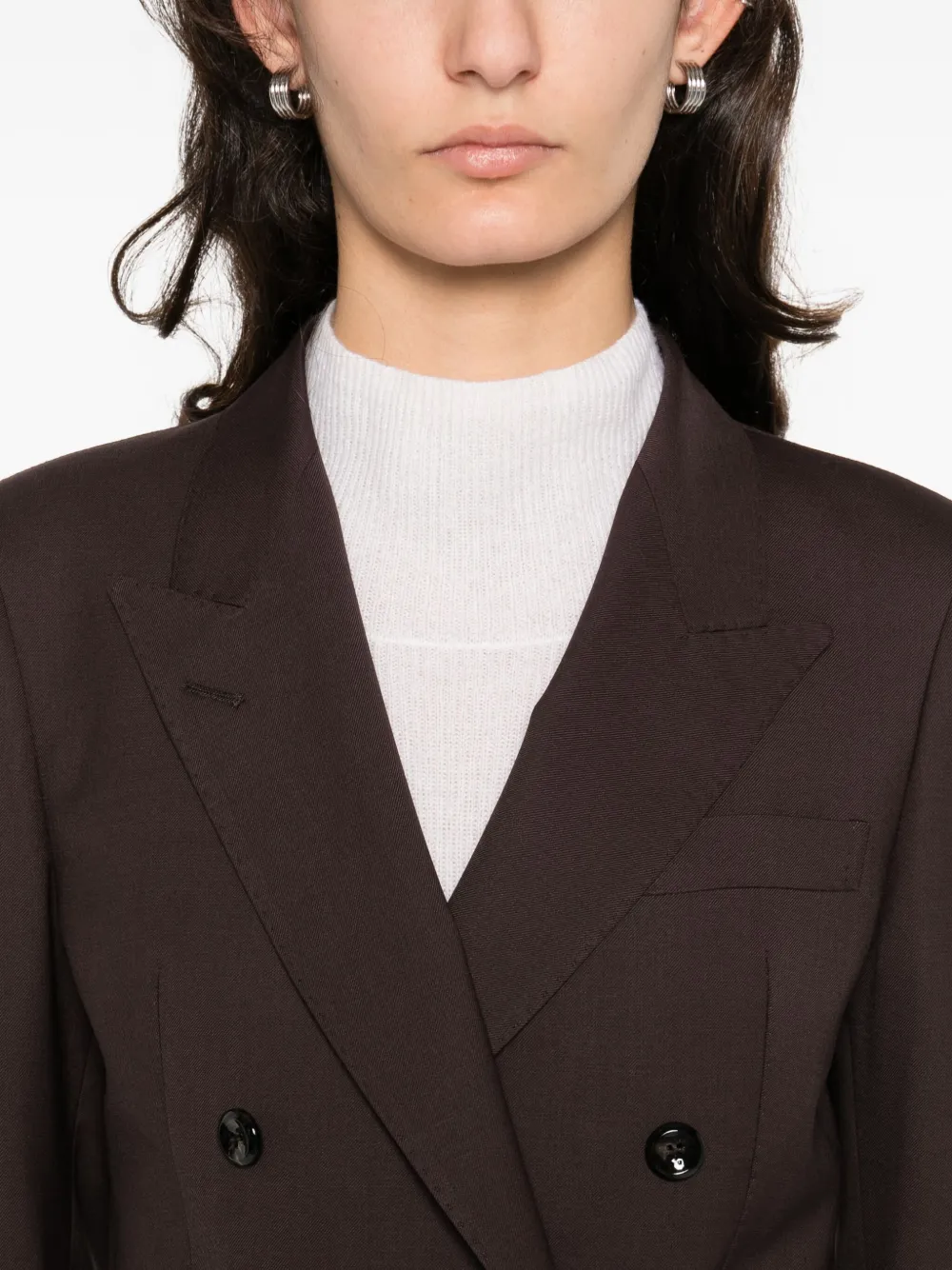 Tagliatore Double-breasted Tailoring In Brown