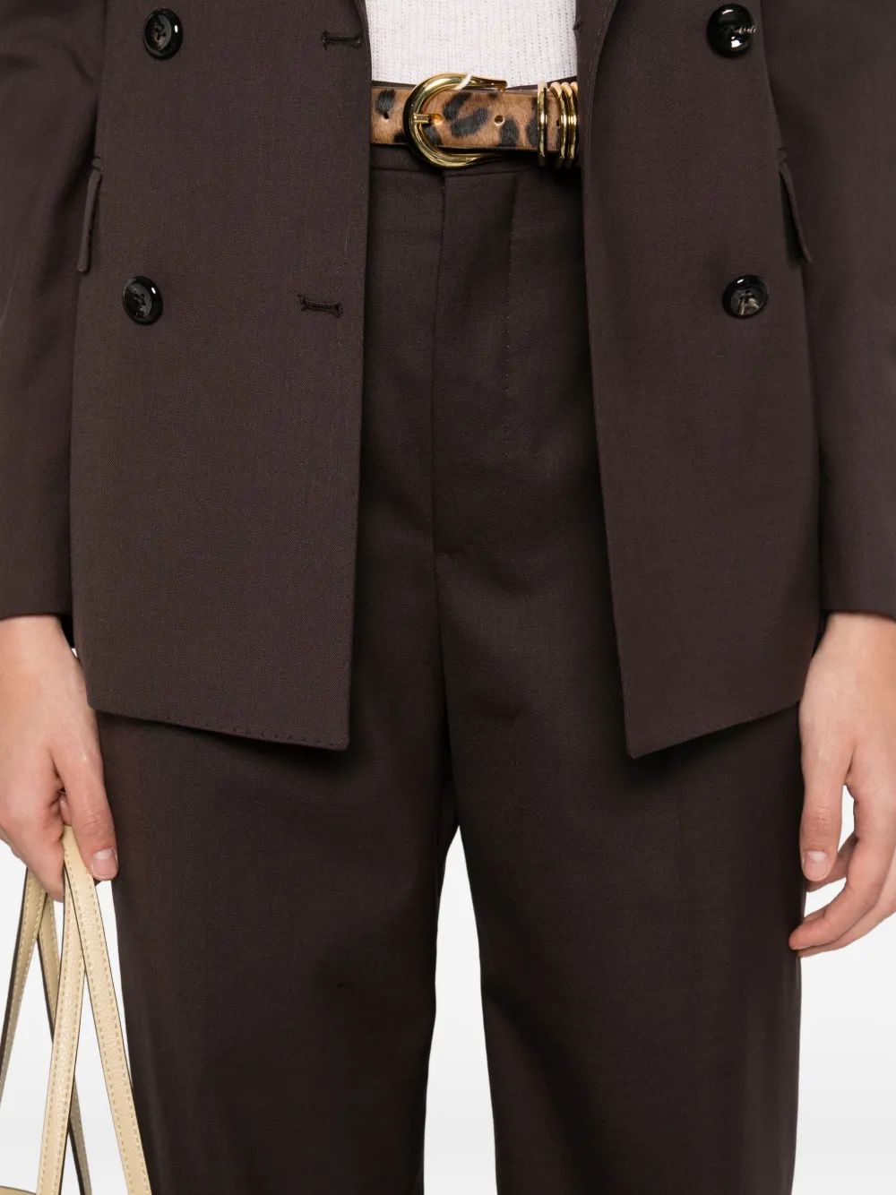 Tagliatore Double-breasted Tailoring In Brown