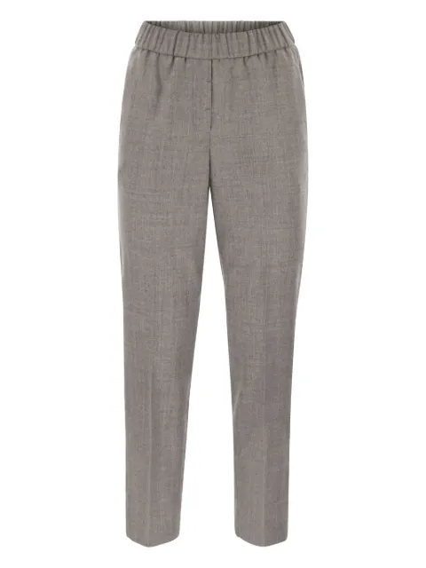 Peserico elasticated-waistband trousers
