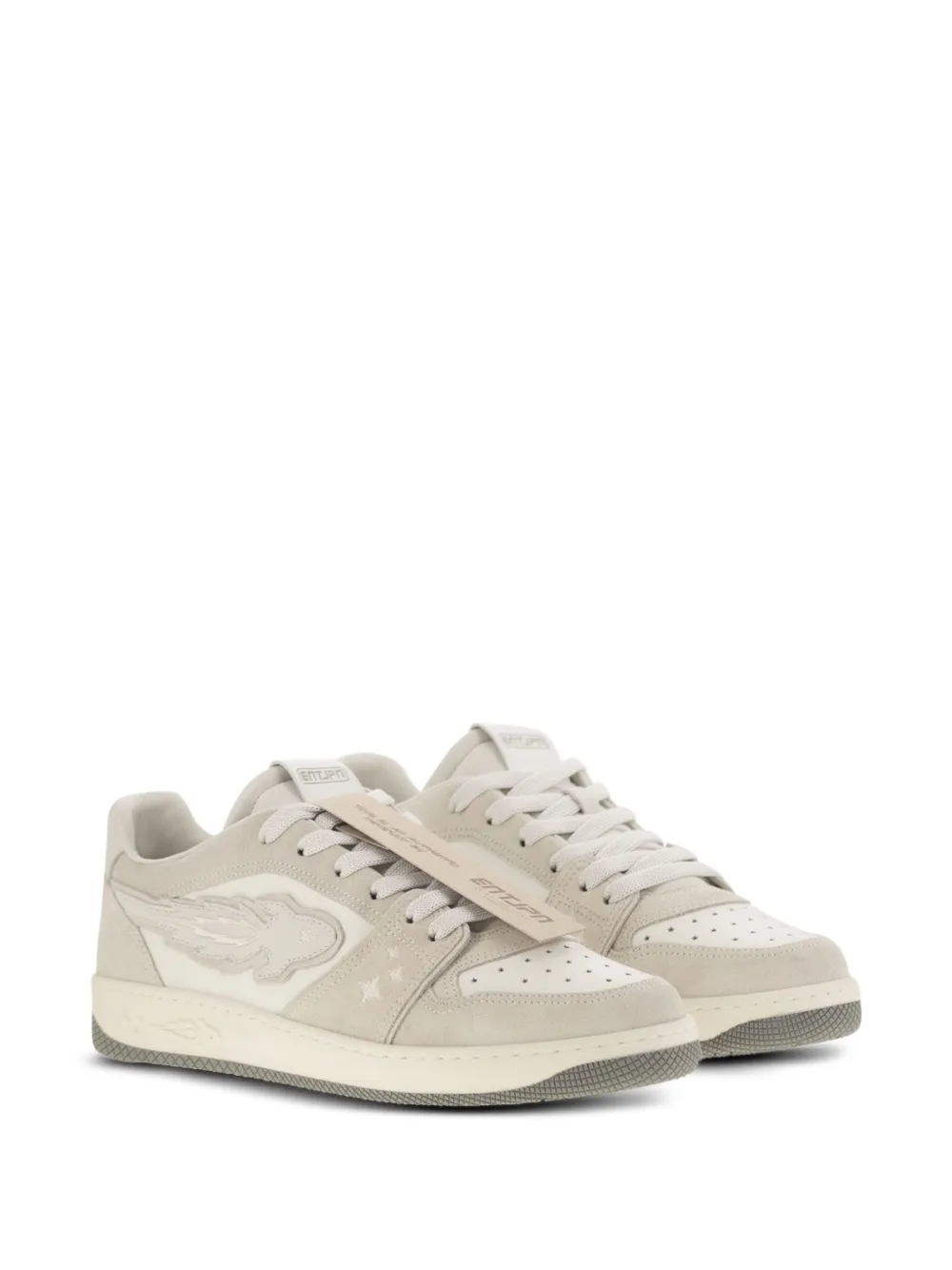 Enterprise Japan Egg Rocket low-top sneakers met logo Beige