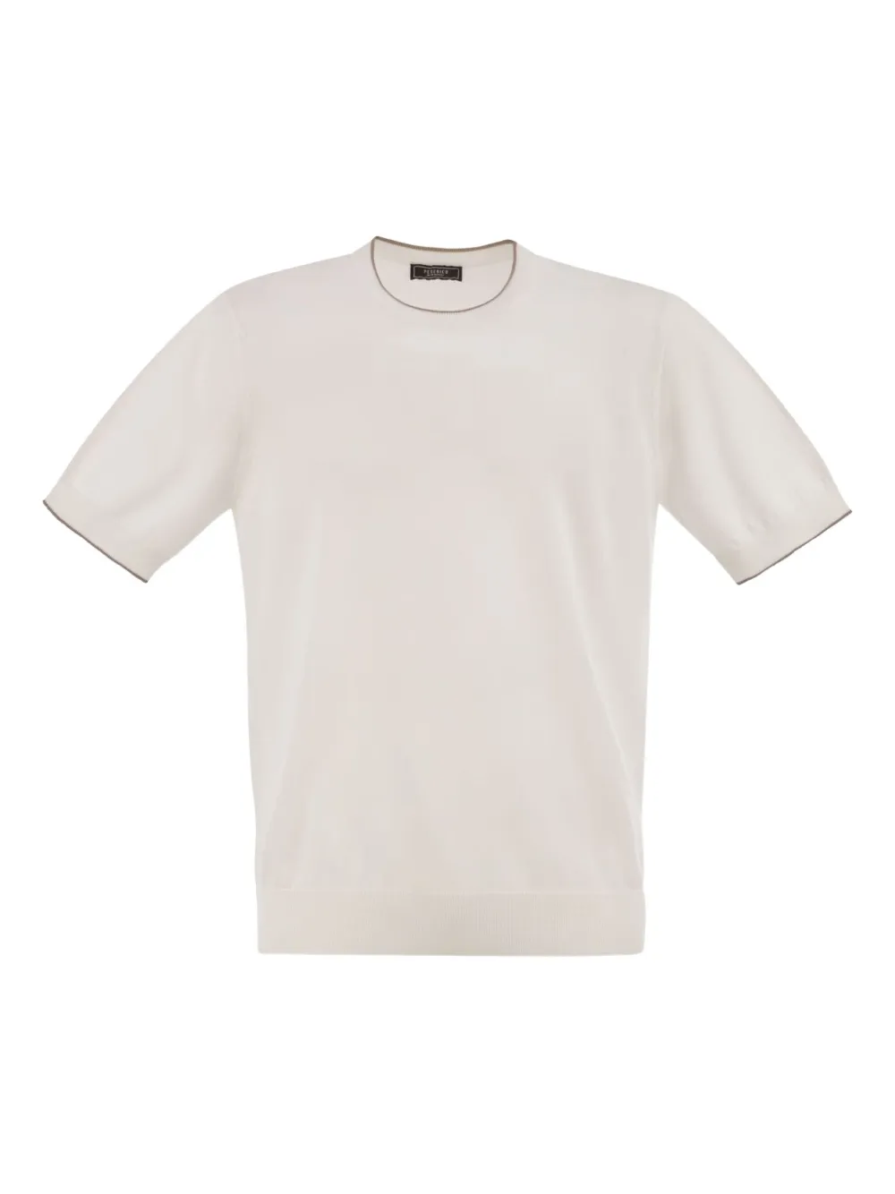 Peserico playera con detalle de rayas | blanco | Image 1