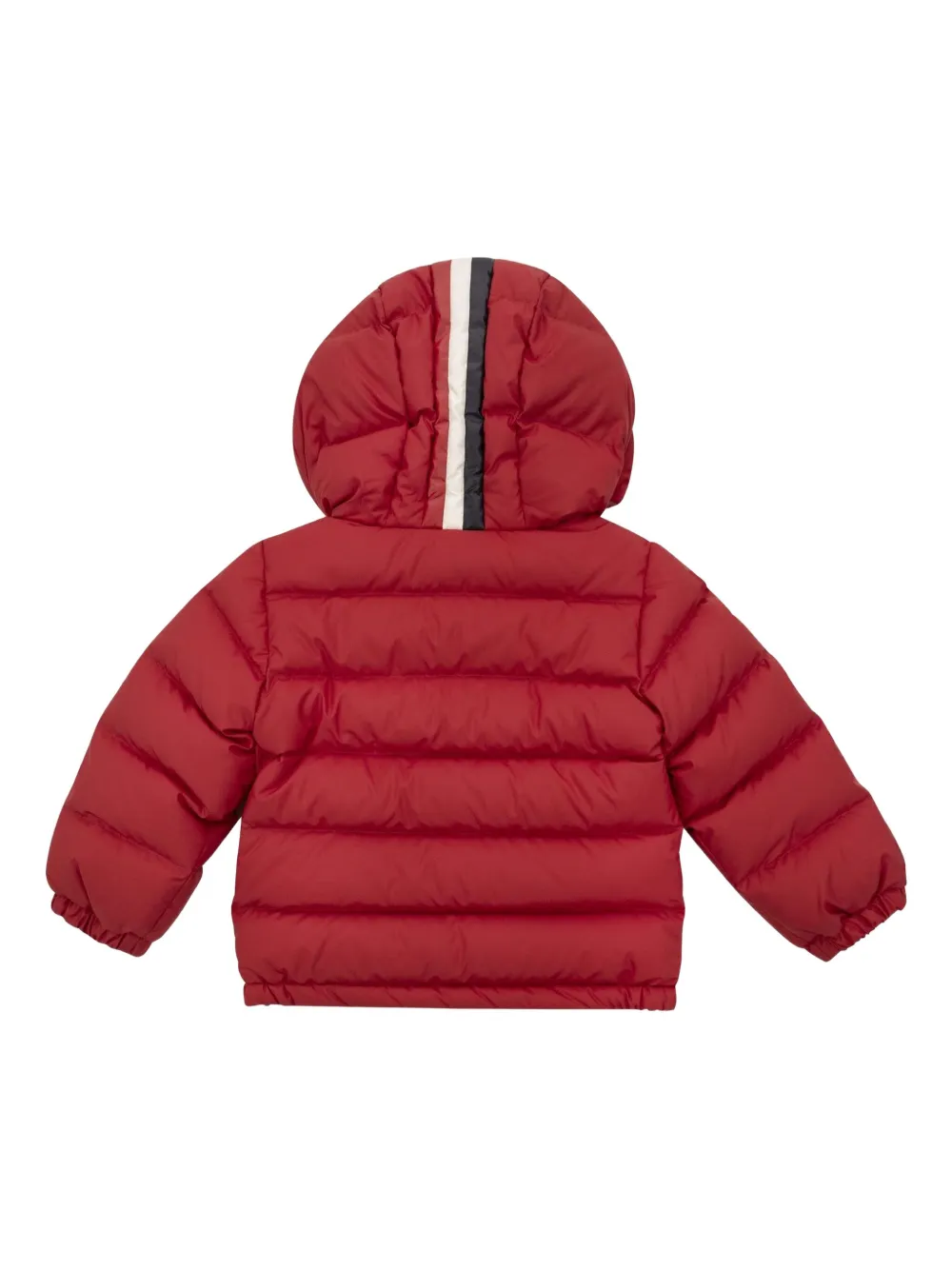 Moncler Enfant Taidu gewatteerd jack met capuchon Rood