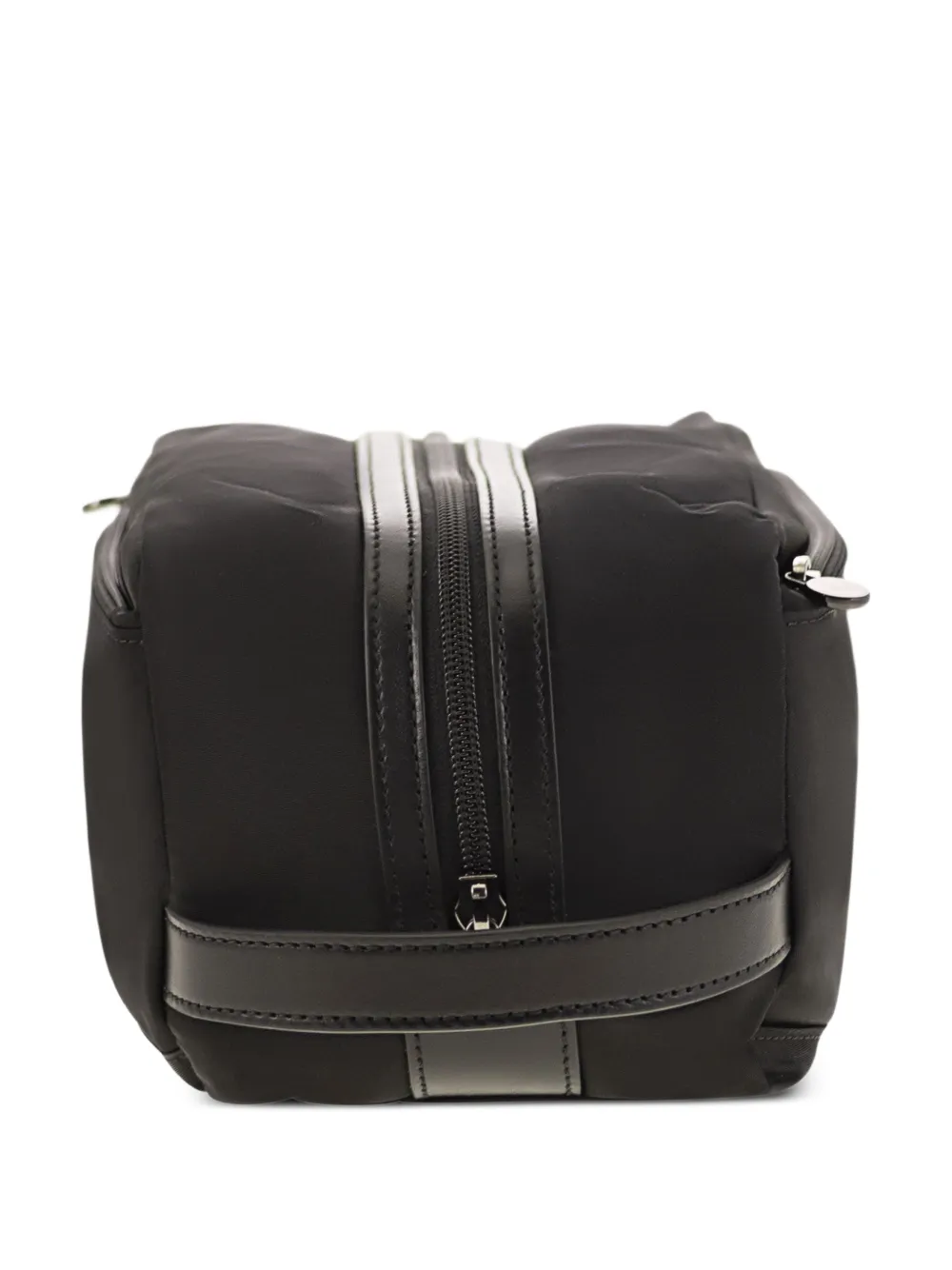 Kiton Rectangular Travel Case Front Pocket In Black