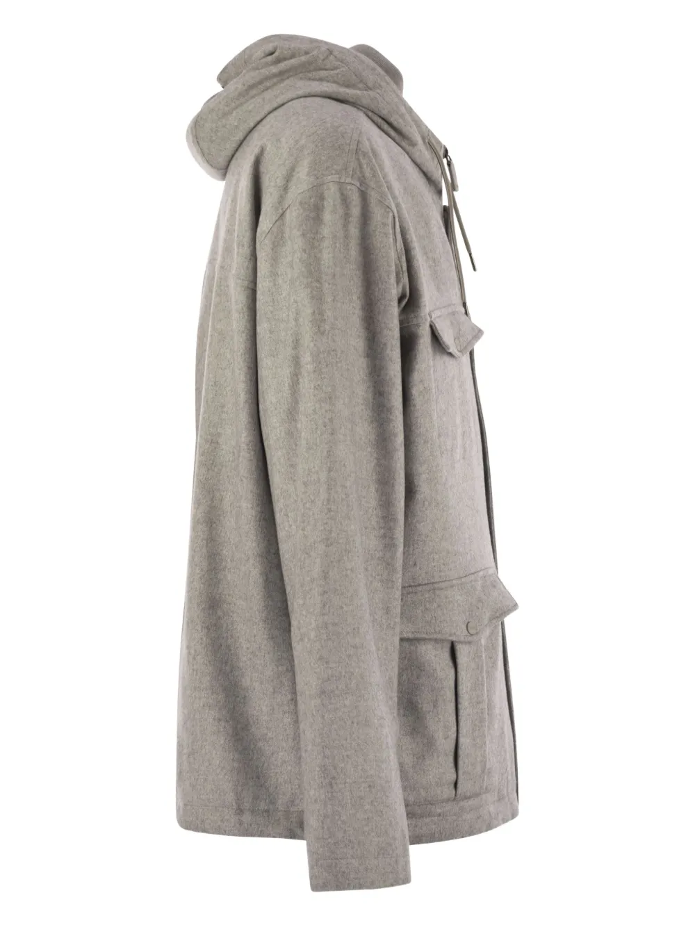 Herno mélange-effect hooded jacket | Hooded Jackets | Image 2