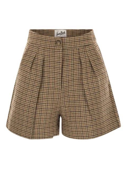 MC2 Saint Barth AYA Pied De Poule houndstooth-pattern shorts