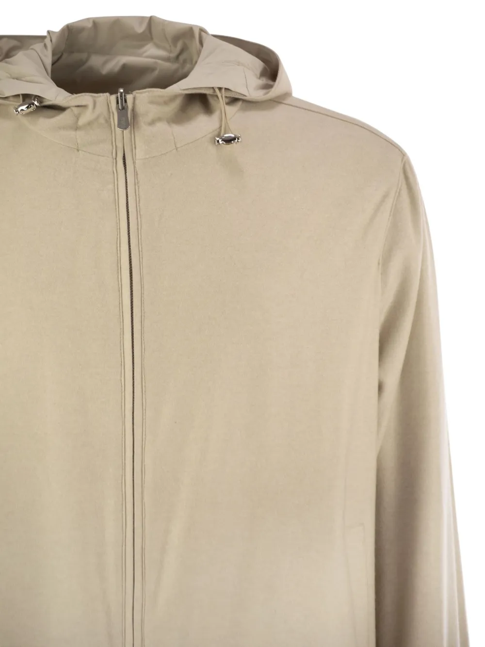 Fedeli Start bomberjack met capuchon Beige