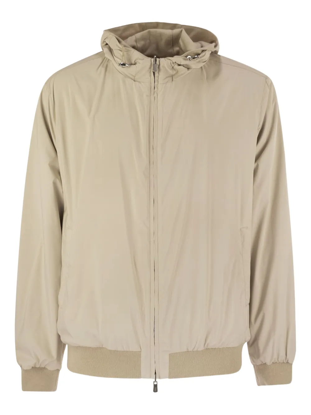 Fedeli Start bomberjack met capuchon Beige