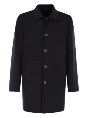 FEAR OF GOD ESSENTIALS コットン ロングコート | ブラック | FARFETCH JP