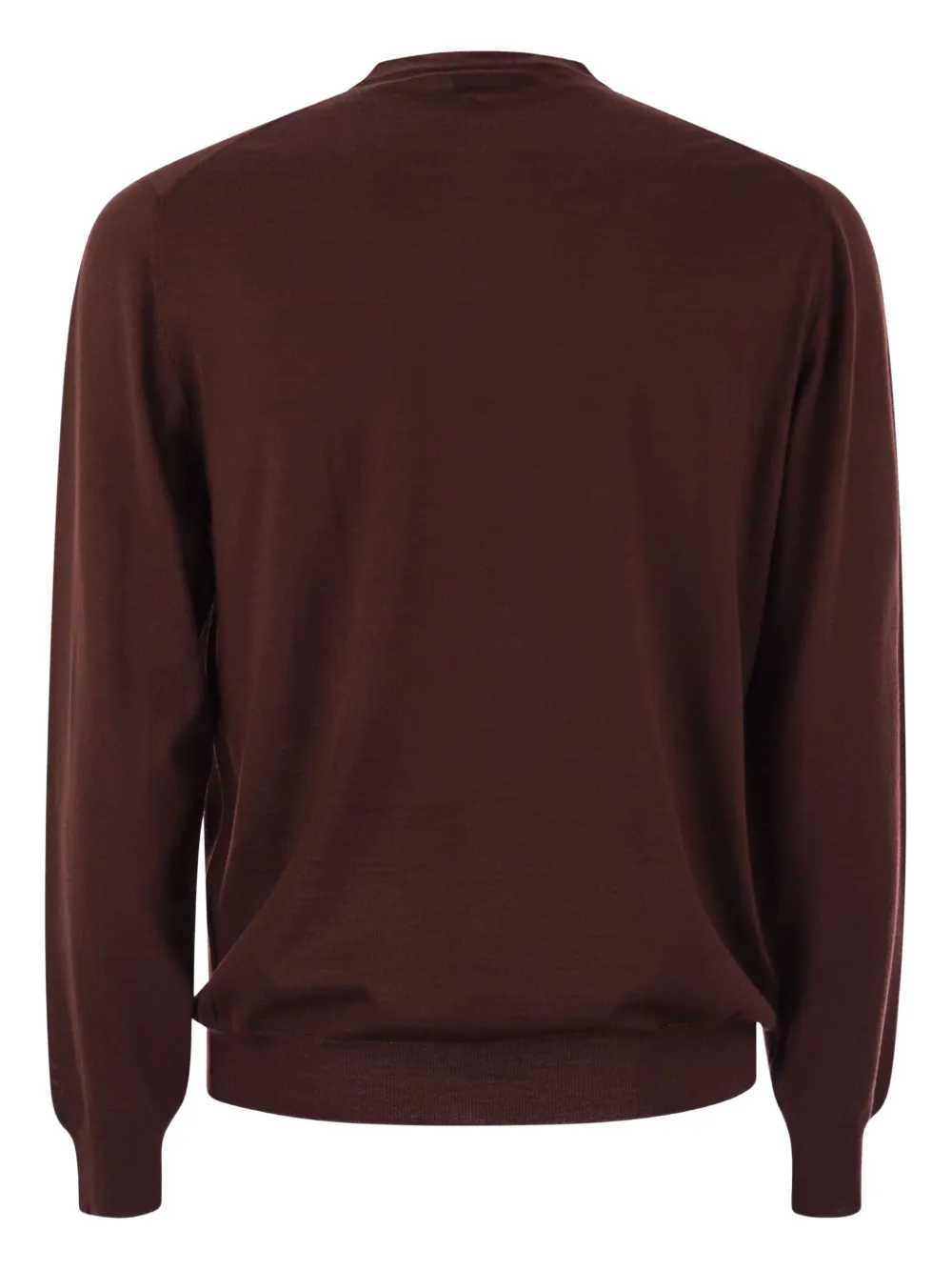 Fedeli Argentina trui met ronde hals en lange mouwen - Rood