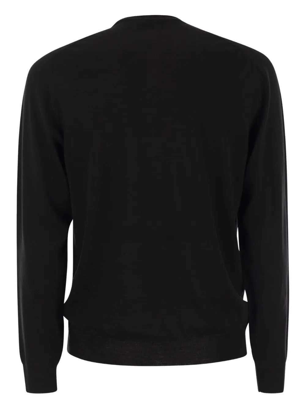 Fedeli Argentina trui met ronde hals - Zwart