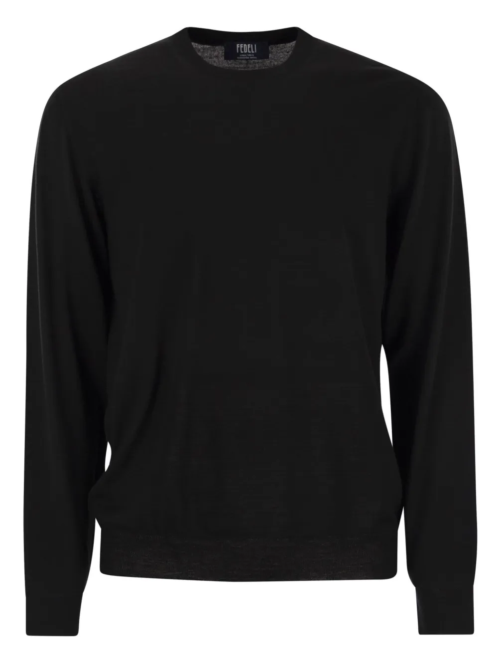 Fedeli Argentina crew-neck sweater | Black | Image 1