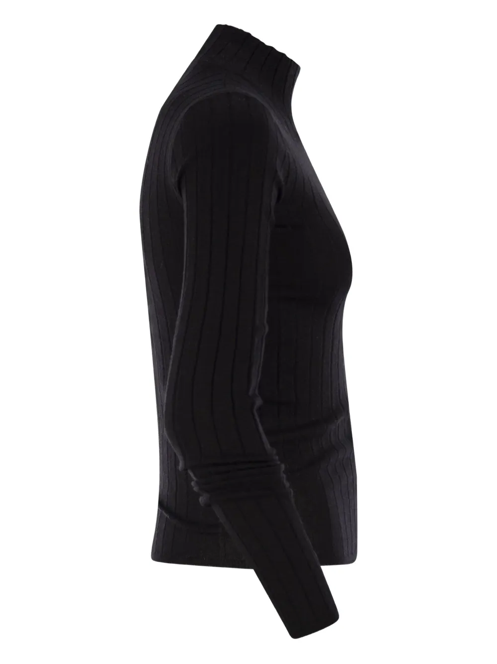 Broad Rib High-Neck Knitwear