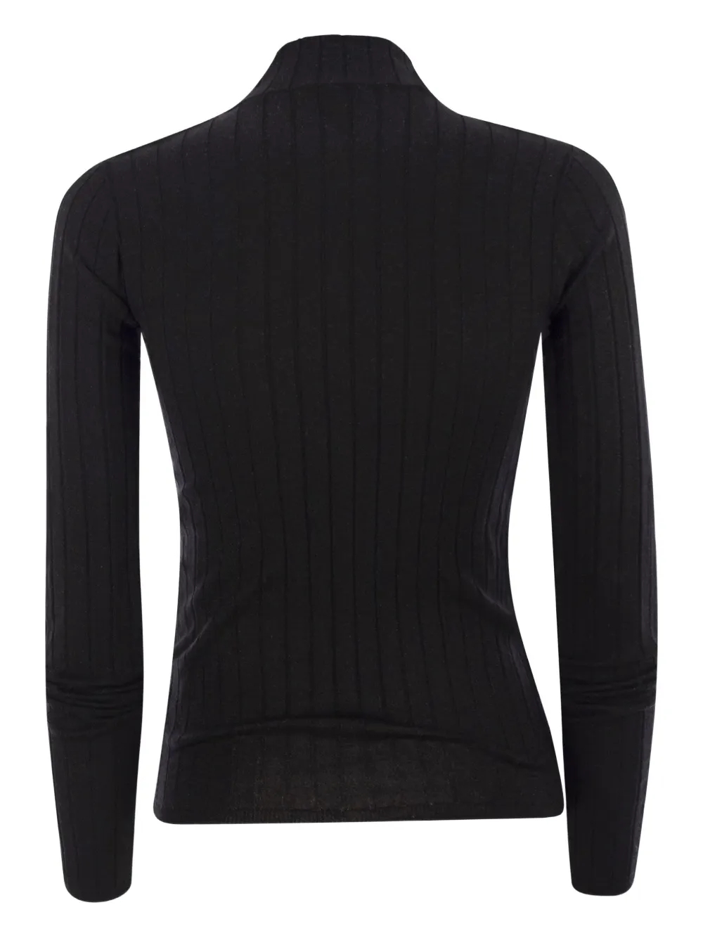 Broad Rib High-Neck Knitwear