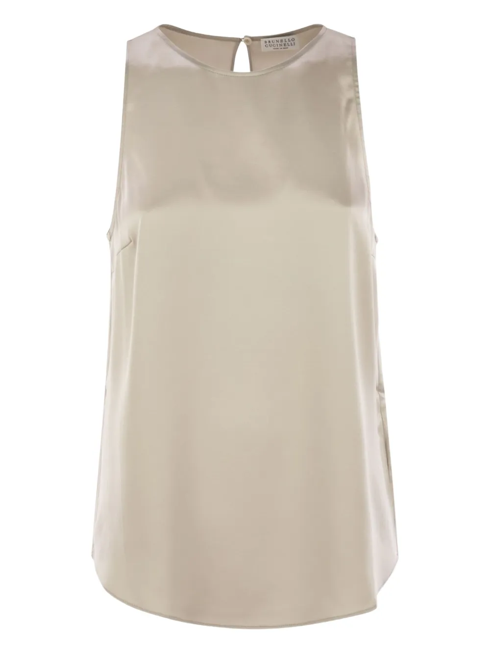 Brunello Cucinelli Blusa smanicata - Toni neutri