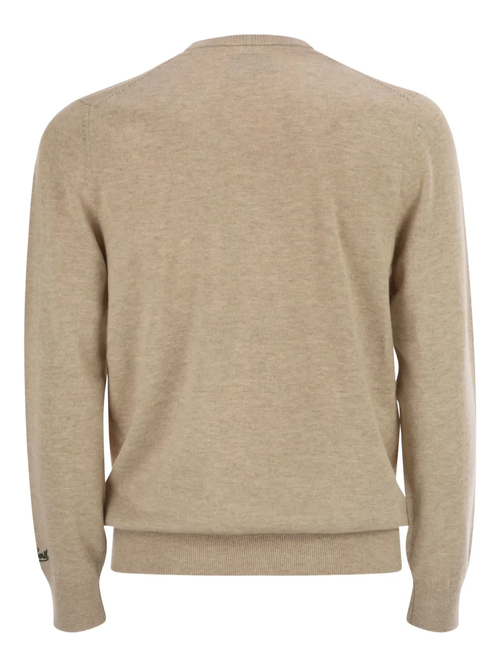 MC2 Saint Barth Heron sweater met borduurwerk en ronde hals Beige